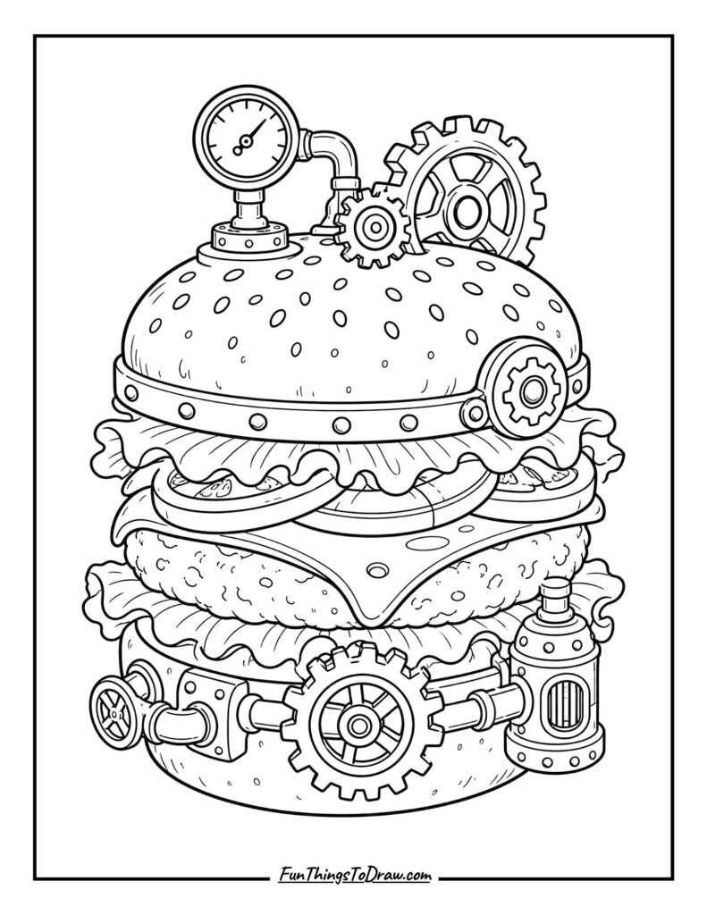 Steampunk Burger