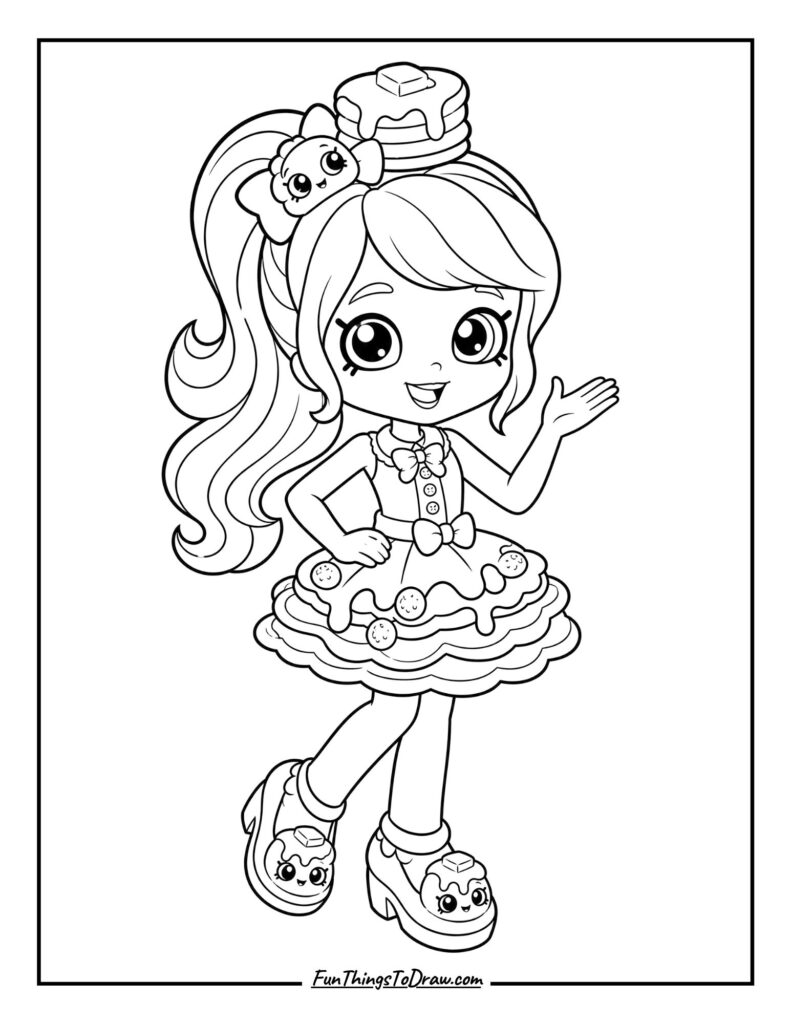 Pam Cake coloring page