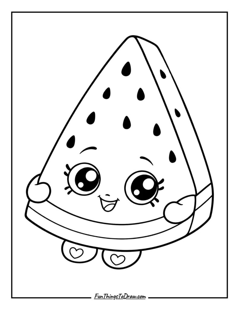 Melonie Pips coloring page