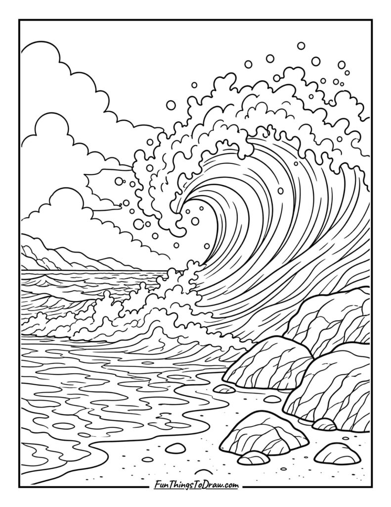 Crashing Waves Power
