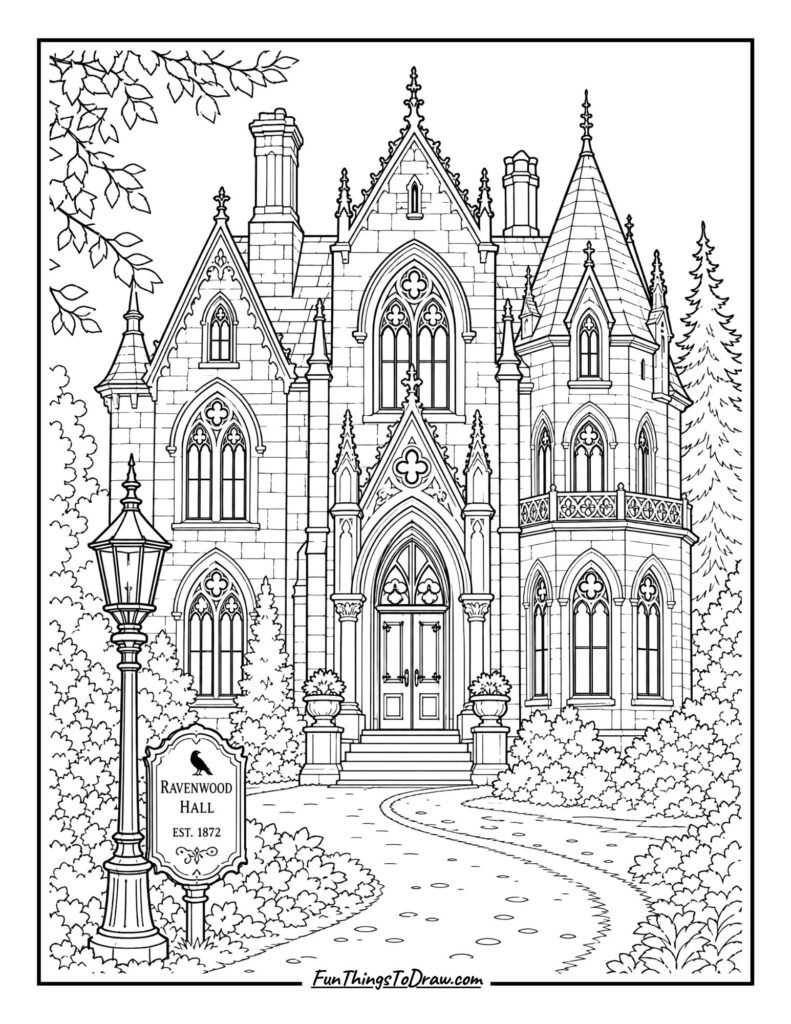 Gothic Revival Mansion Mystery