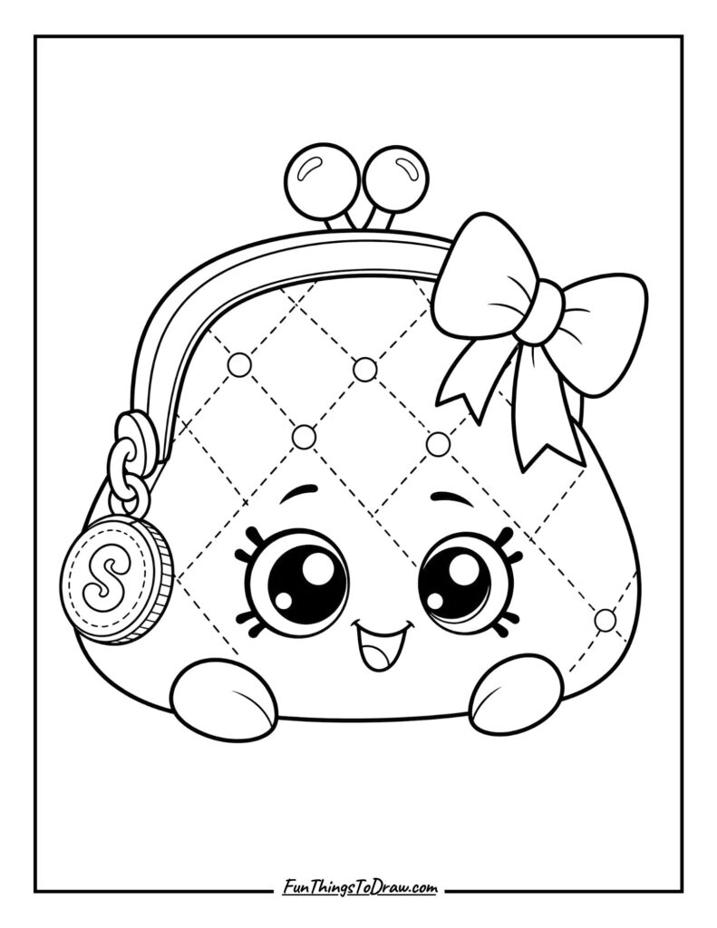 Penny Purse coloring page