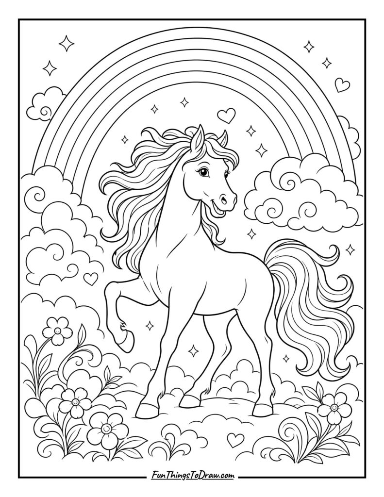 Horse and Rainbow