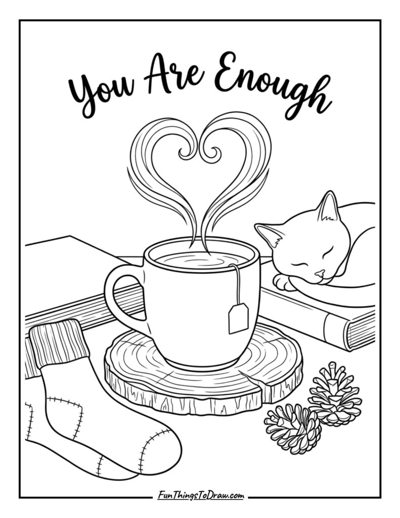 Inspiration coloring page