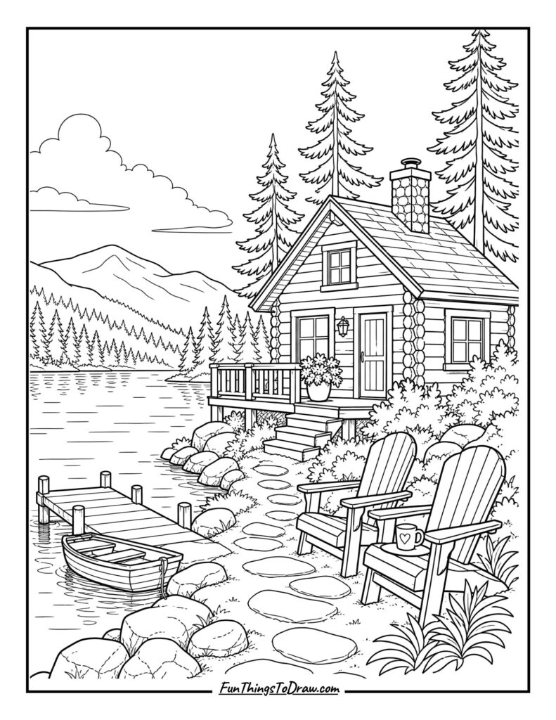 Lakeside Cabin Serenity