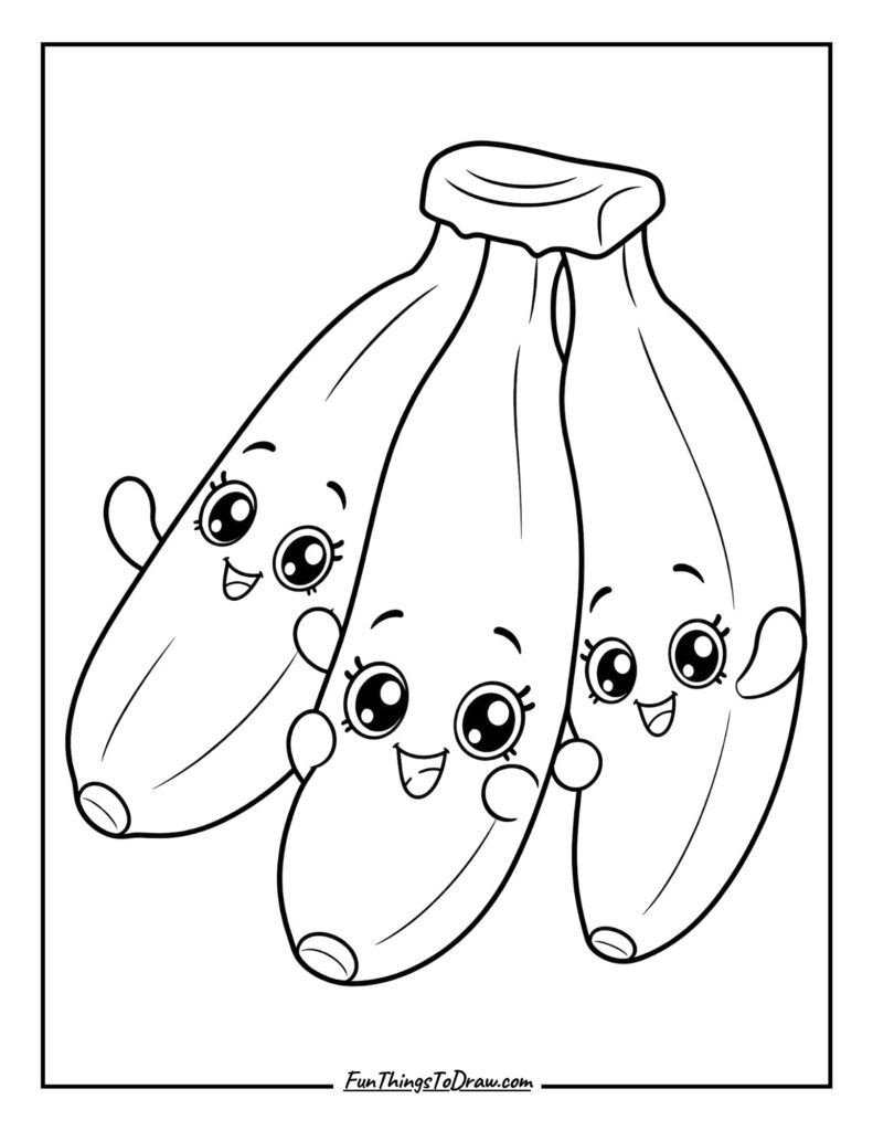 Buncho Bananas coloring page