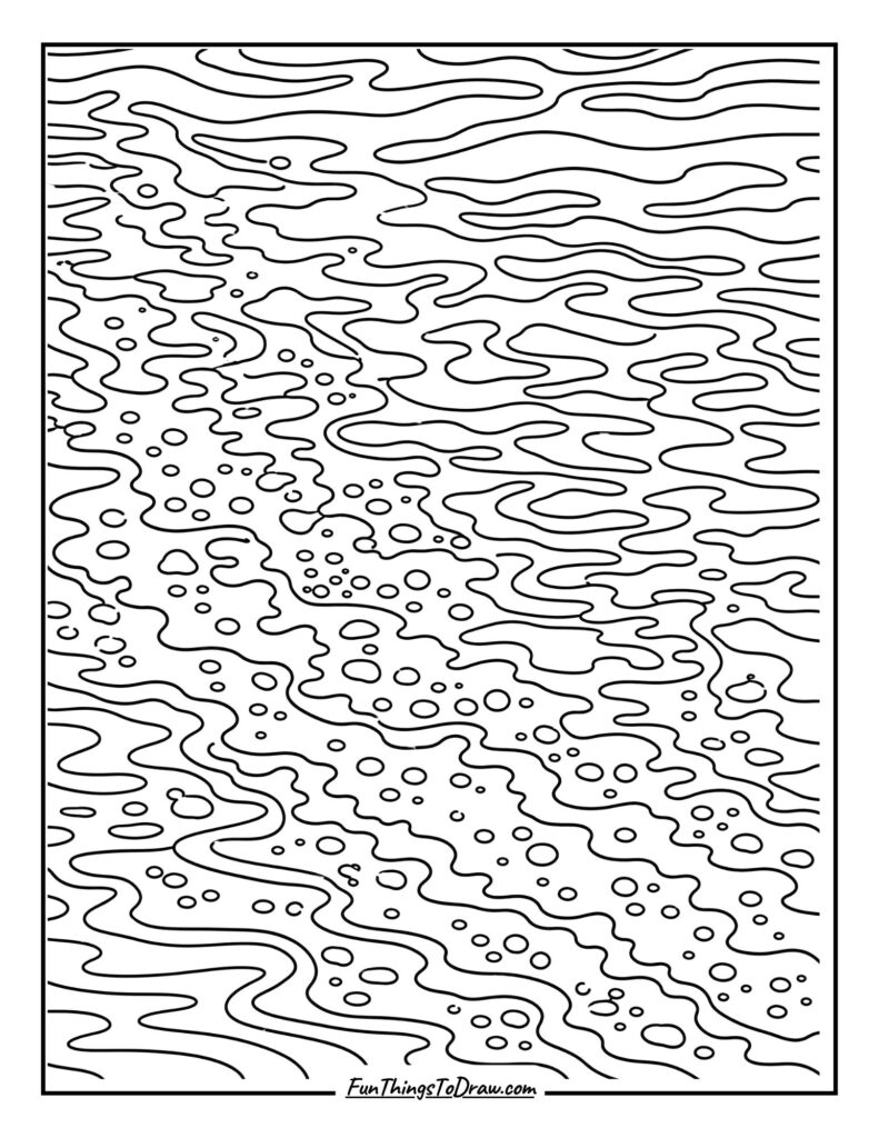 Abstract Ocean Textures