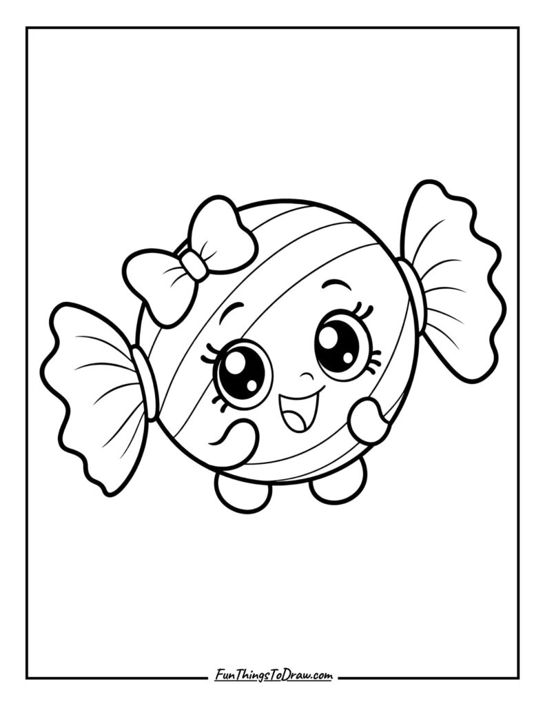 Mandy Candy coloring page