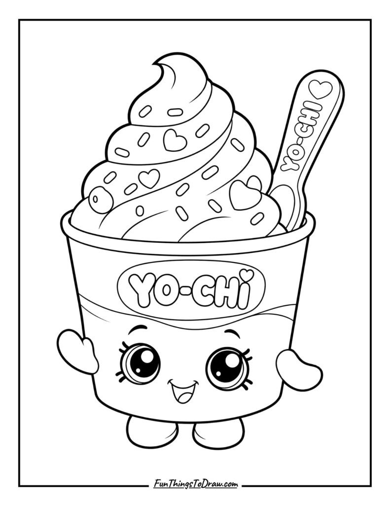 Yo-Chi coloring page