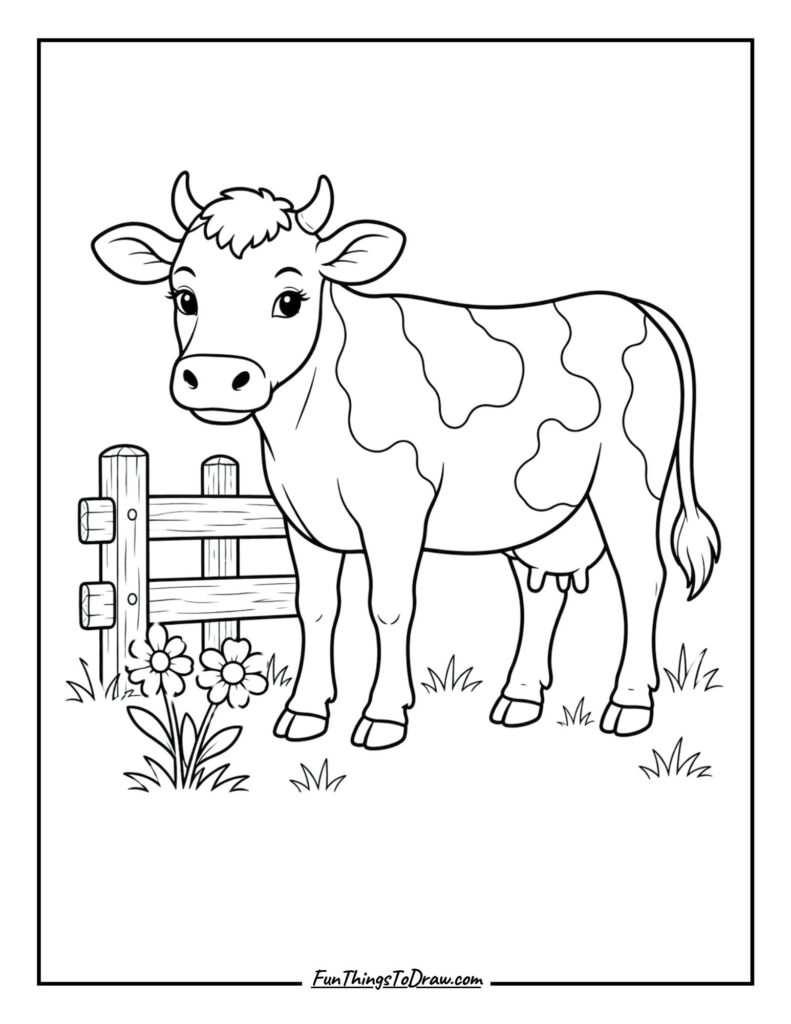 Cottagecore Cow