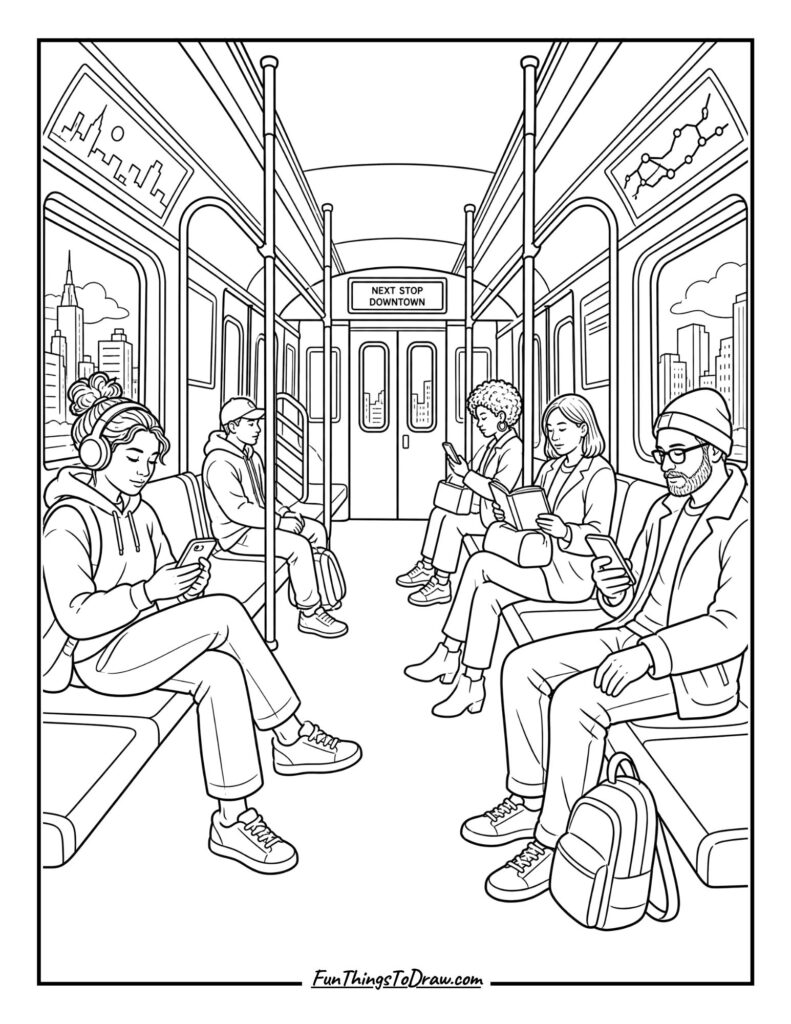 Subway Car Interior
