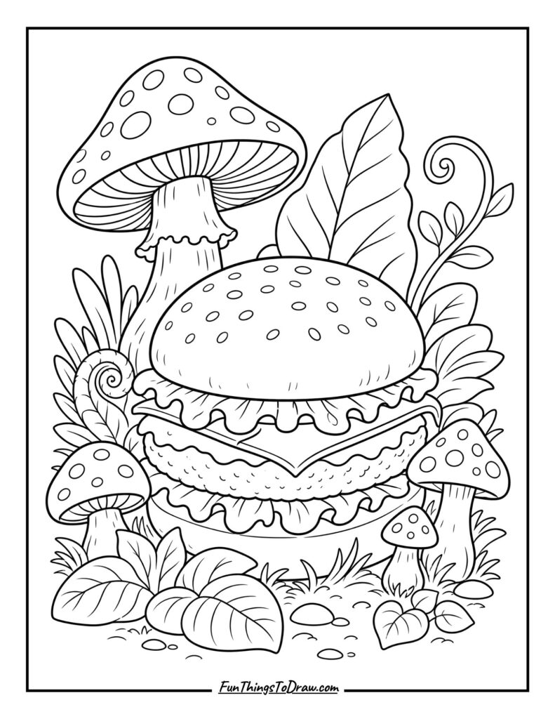 Fantasy Forest Burger