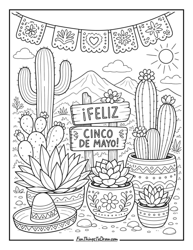 Cactus Garden Scene