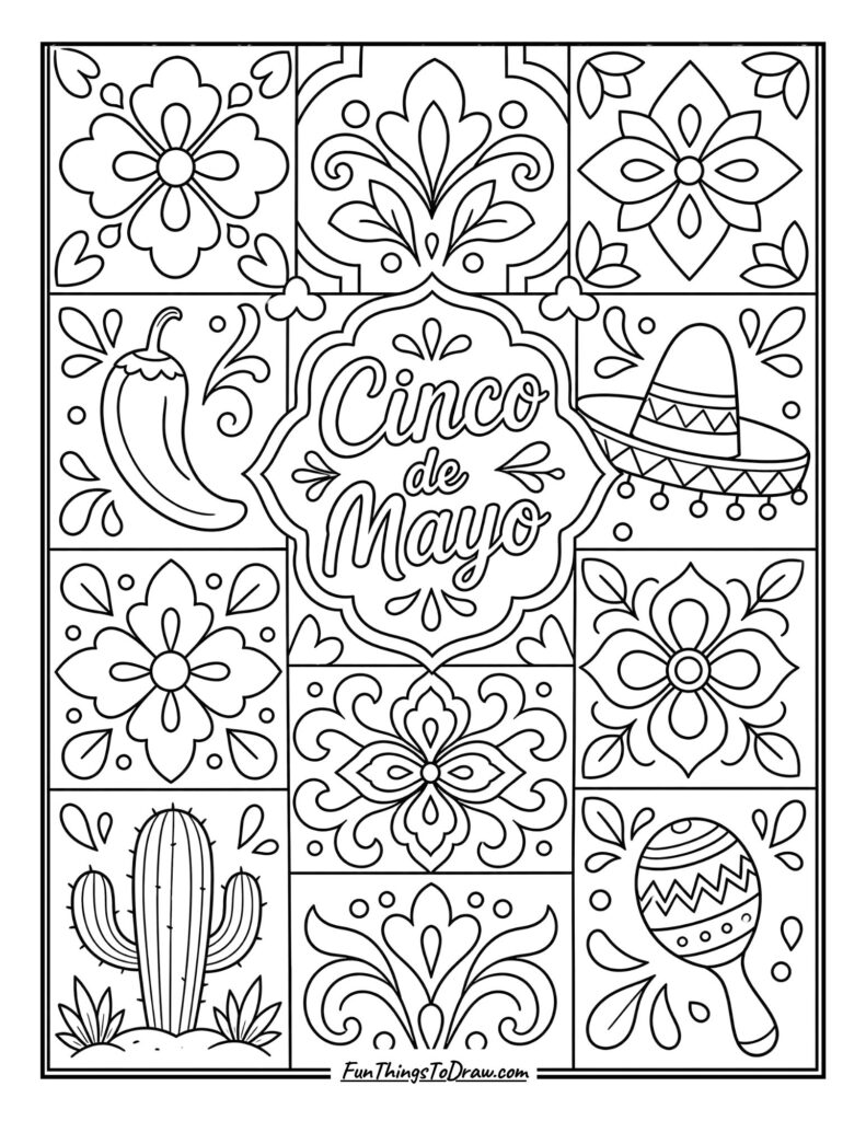 Mexican Tile Mosaic