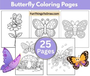 Butterfly Coloring Pages for Kids