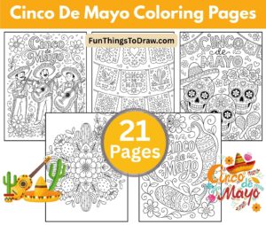 Cinco De Mayo Coloring Pages for Adults