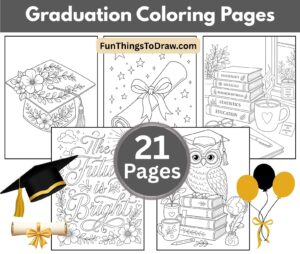 Free Printable Graduation Coloring Pages