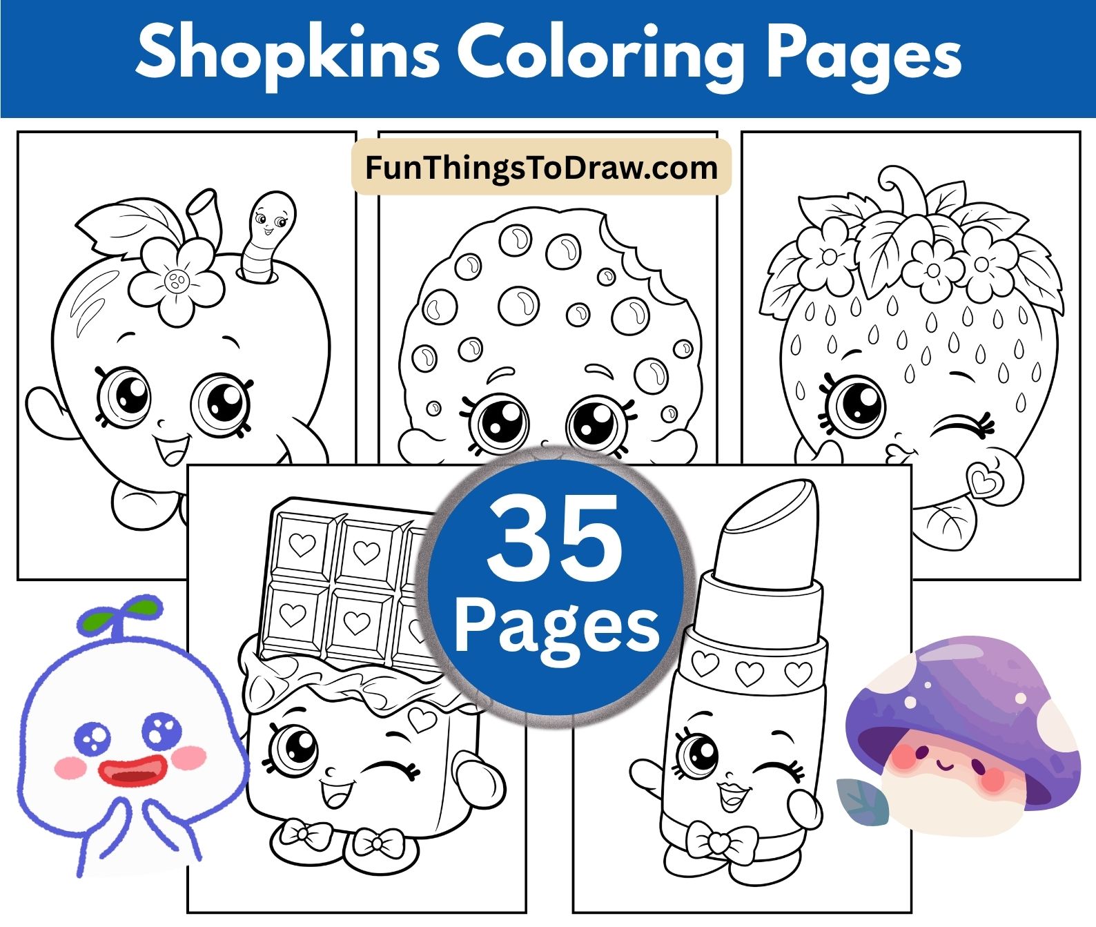 Free Printable Shopkins Coloring Pages