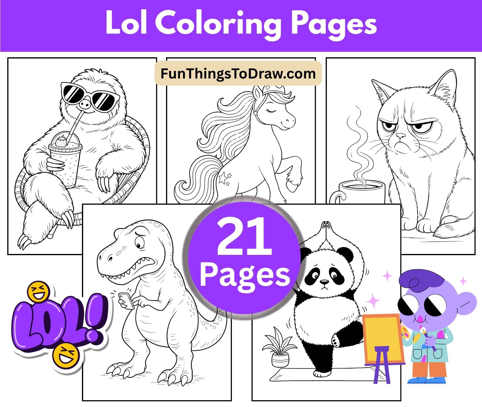 Lol Coloring Pages for Adults