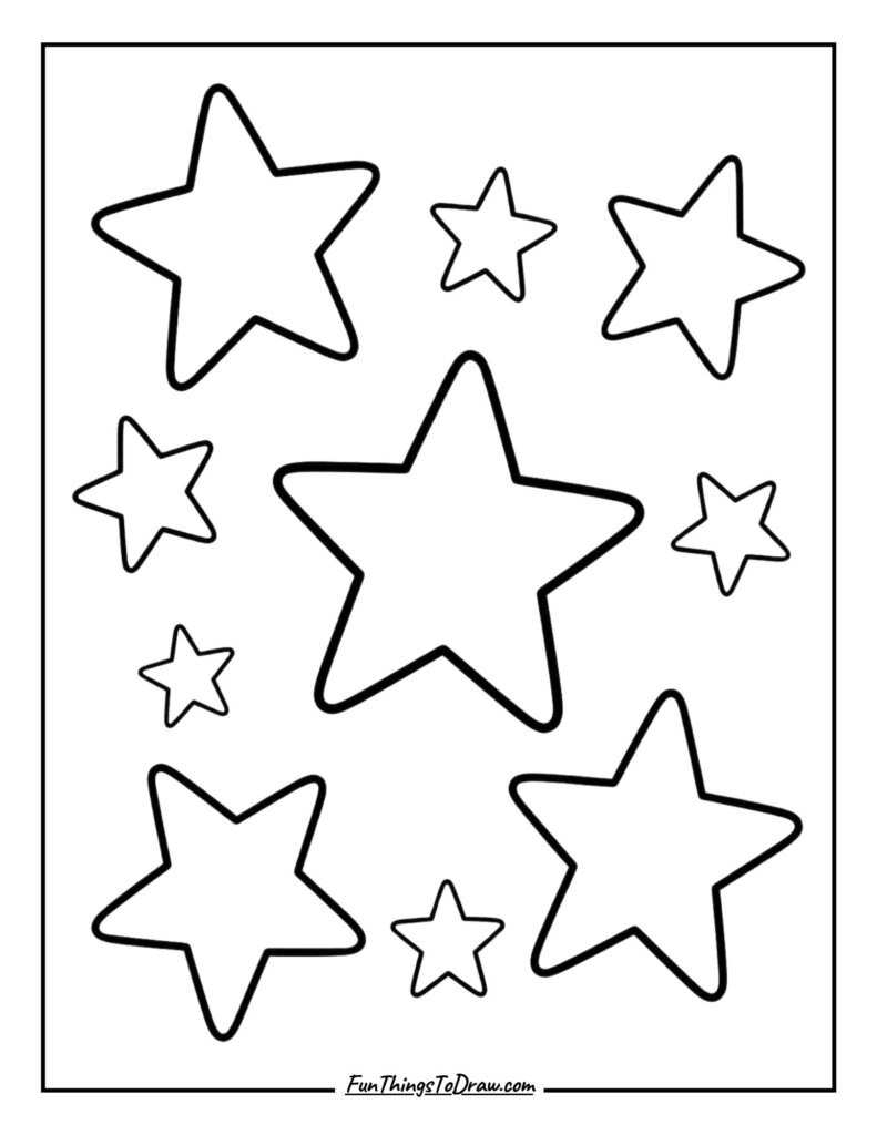 Chunky Star Pattern