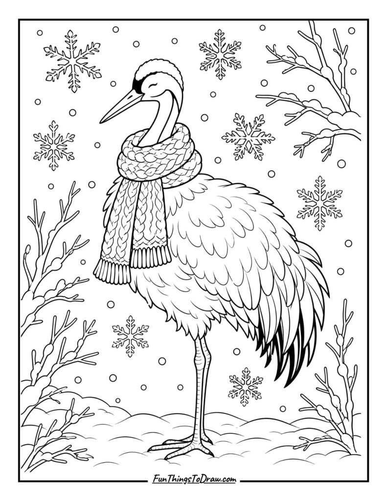 Wintry Snow Flurry
