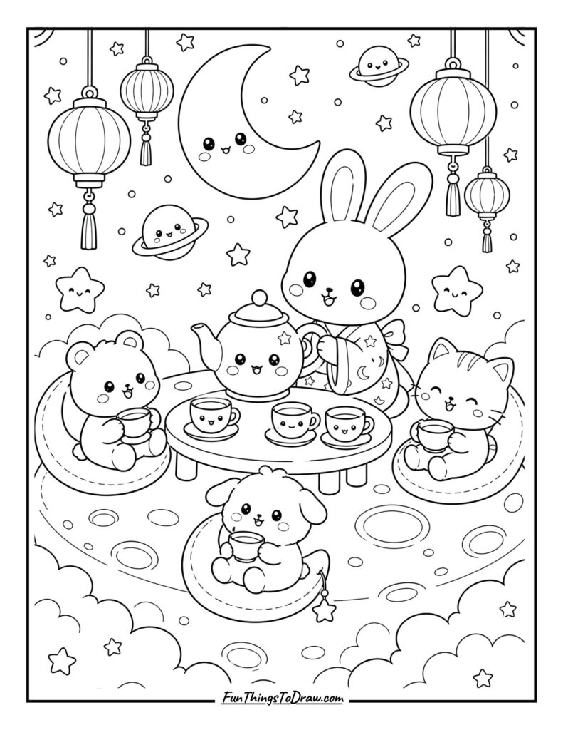 Cozy Lunar Tea House