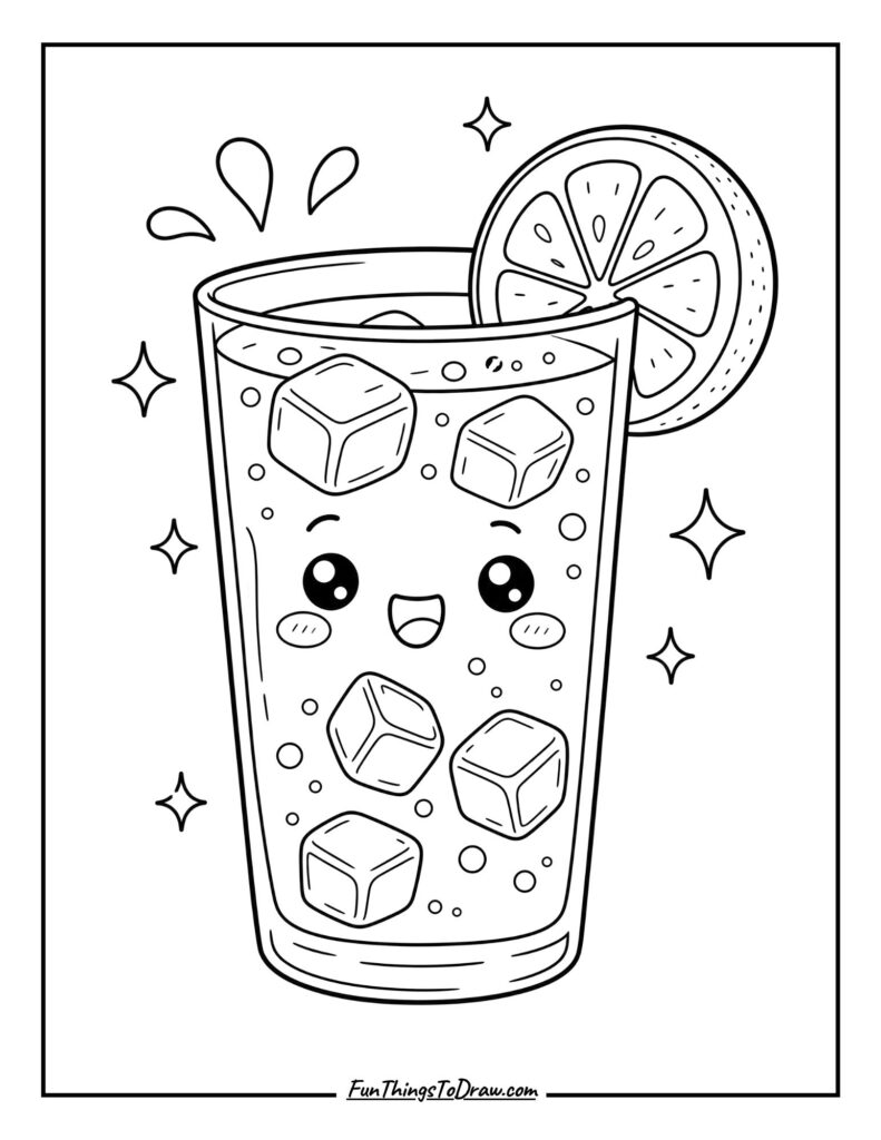 Kawaii Lemonade Glass