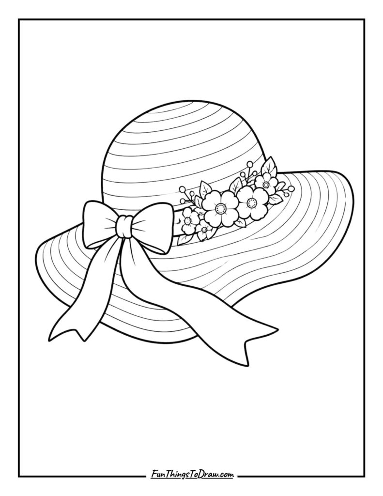Sunhat with Ribbon Band