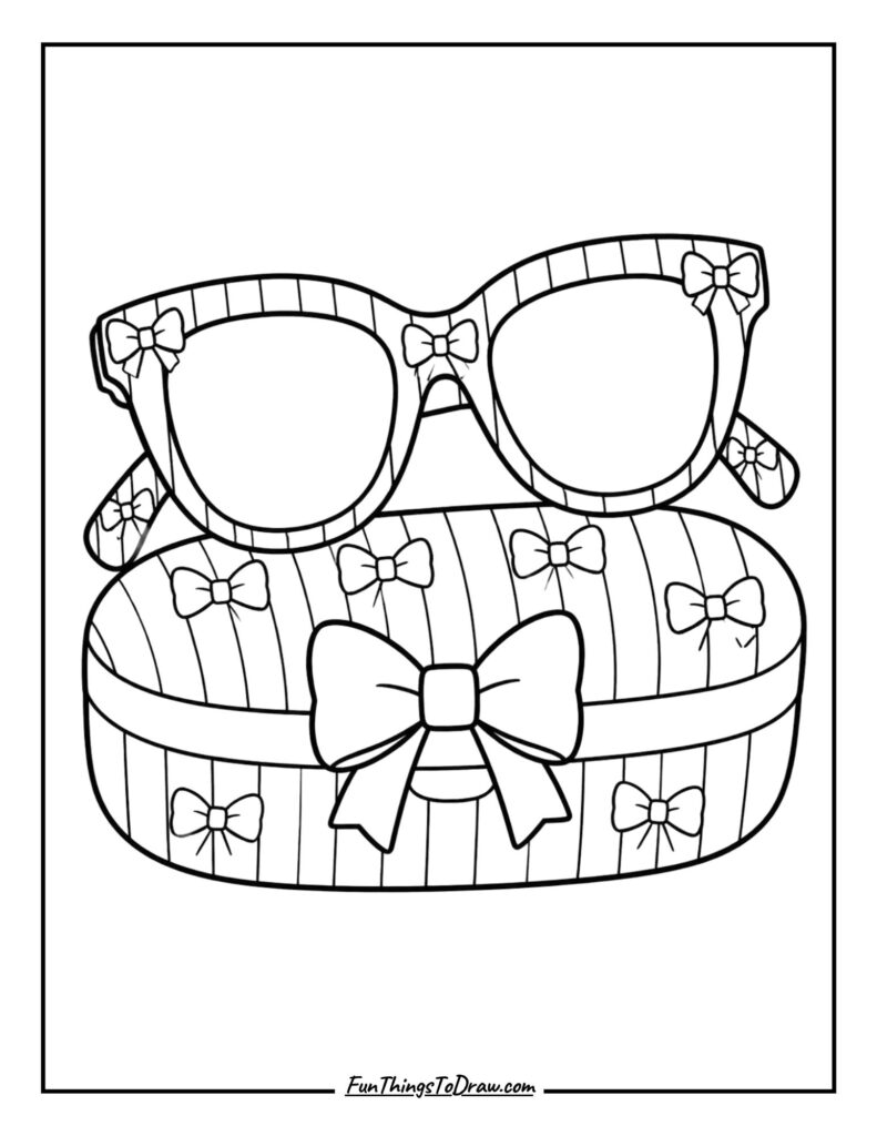 Preppy Sunglasses Case