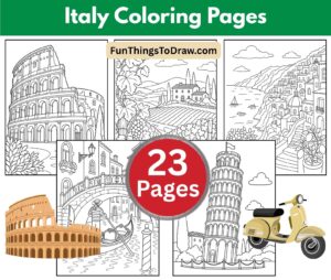 25 Italy Coloring Pages for Adults: A Creative Journey