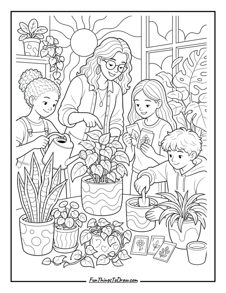 Classroom Plant-Care Lesson