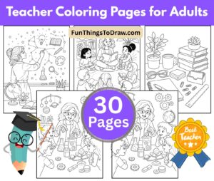 Teacher Coloring Pages for Adults