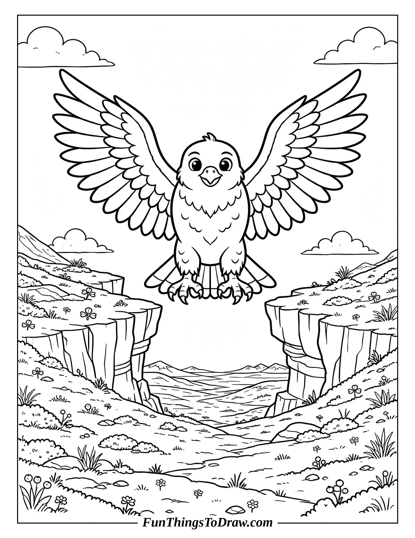 Swift Gyrfalcon coloring page