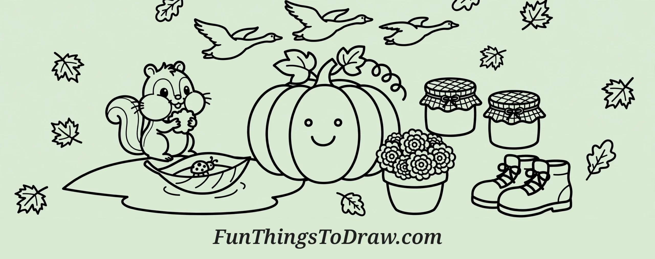 45 Fall Drawing Ideas