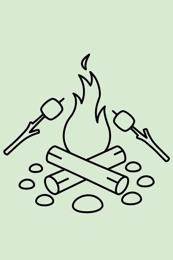 Campfire and Marshmallows