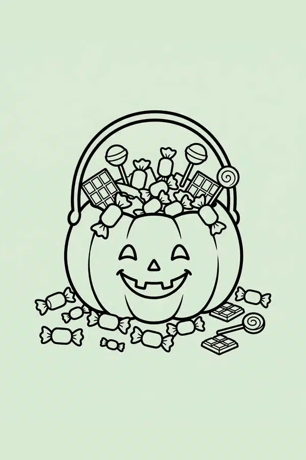 Candy Bucket Full of Sweets