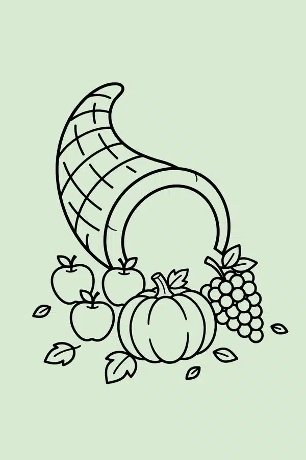 Cornucopia Harvest Horn