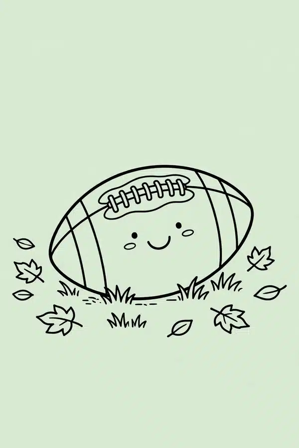 Football Among Fallen Leaves