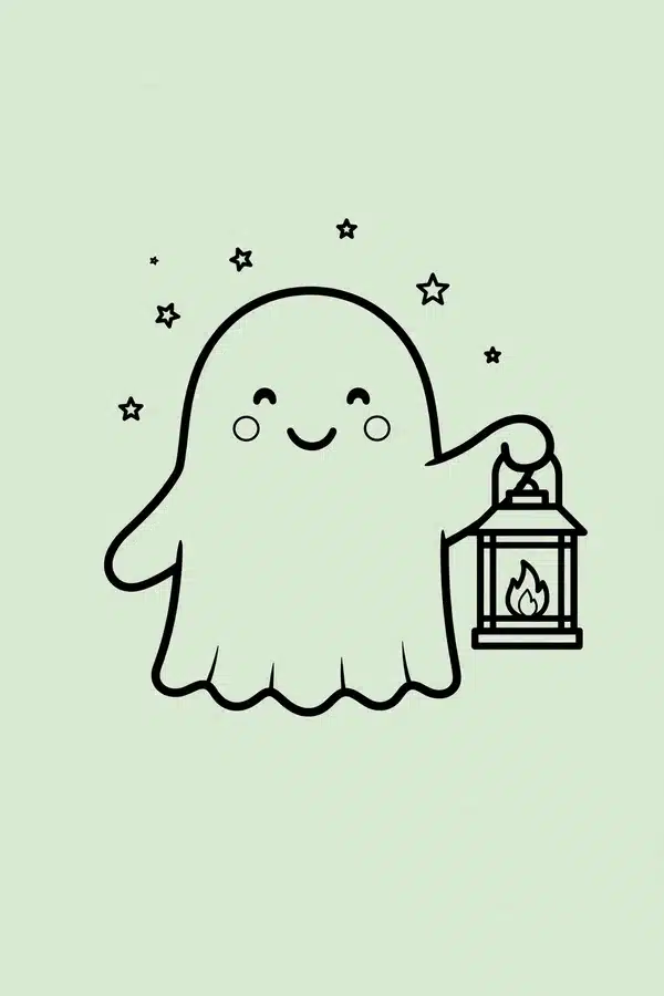 Ghost Holding a Lantern