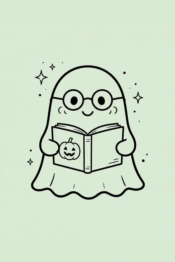 Ghost Reading a Story