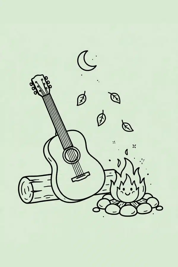 Guitar by the Campfire