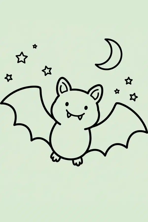 Happy Bat at Night