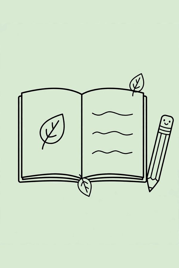 Nature Journal with a Pencil