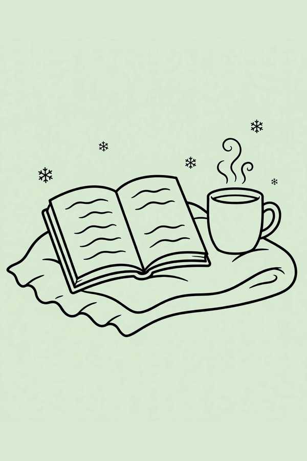 Open Book Under a Warm Blanket