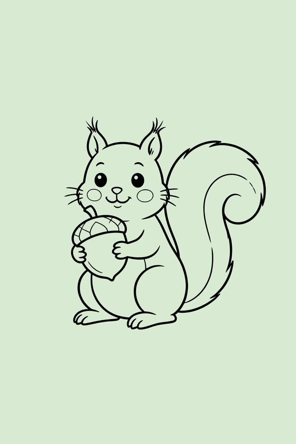Squirrel Holding Nut