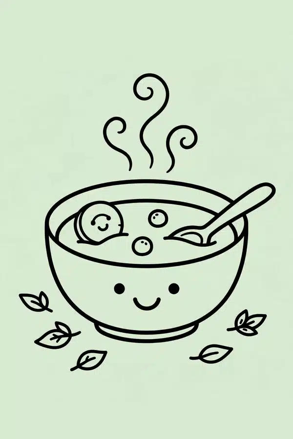 Steaming Bowl of Harvest Soup