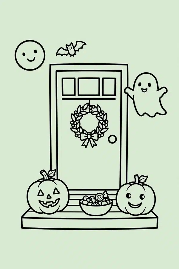 Trick or Treat Doorstep