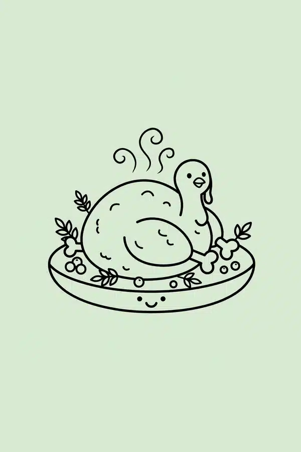 Turkey Platter with Garnish