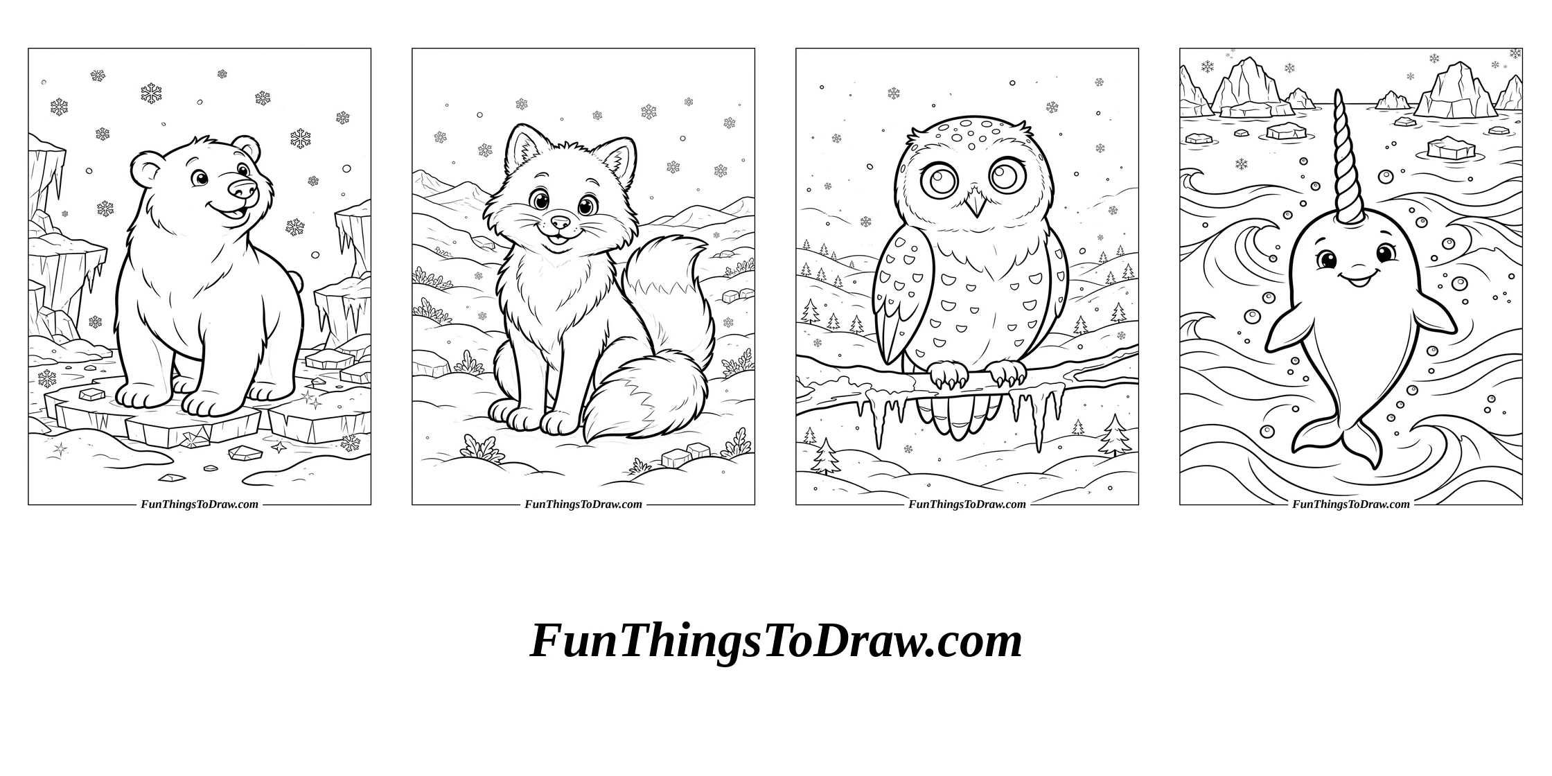 40 Arctic Animals Coloring Pages for All Ages